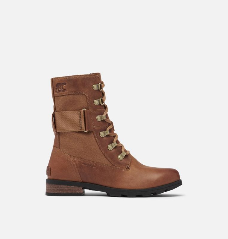 Sorel Dam Gummistövlar Brun - Emelie™ Conquest Låga - OYT-836241